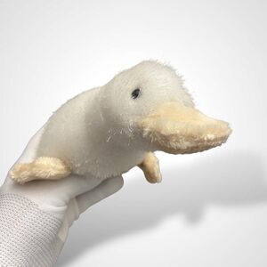 Ganz Webkinz Googles White Duck Platypus Retired Toy Plush 8" Stuffed Animal